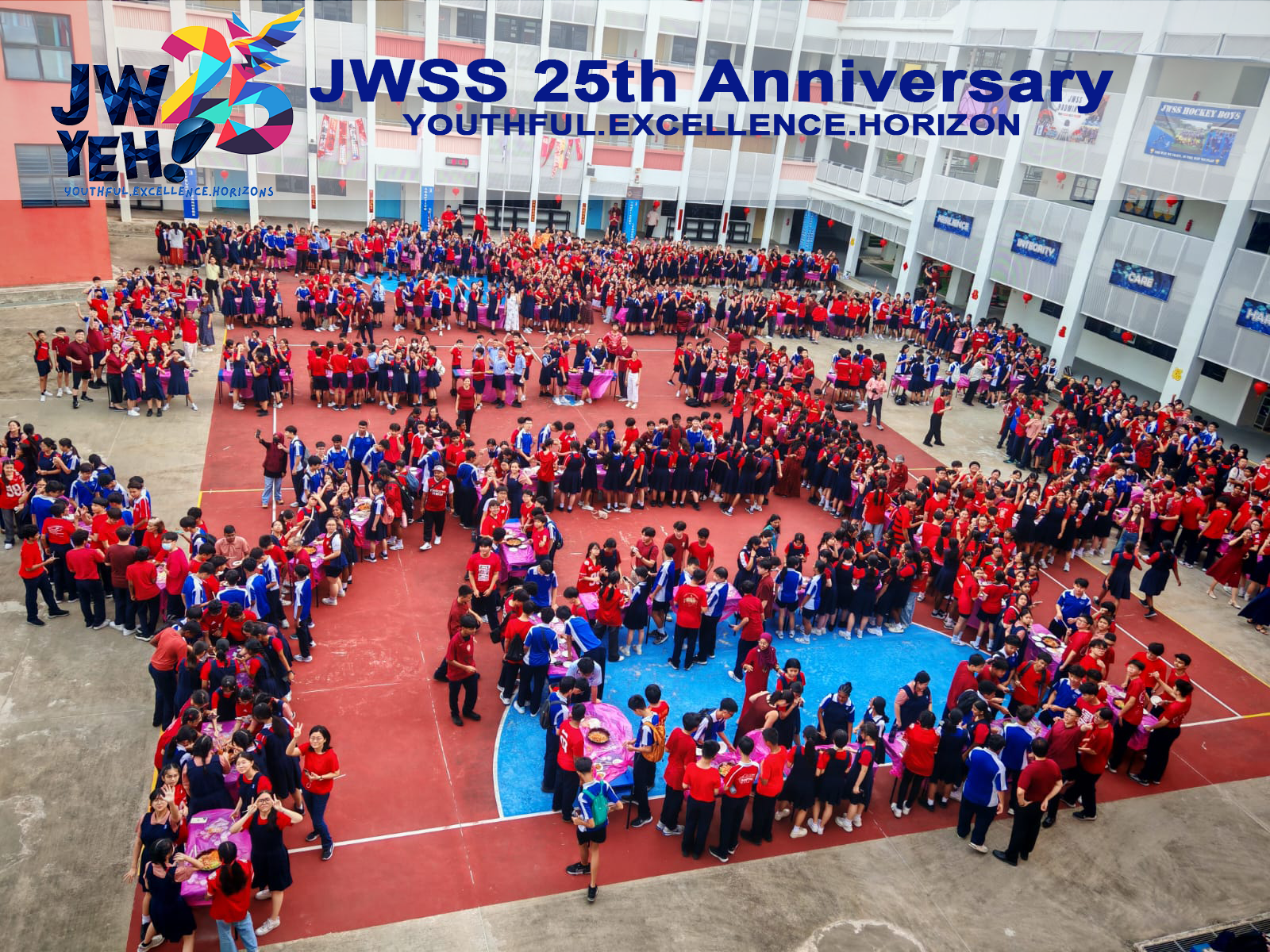 Logo for JWSS 25th Celebration